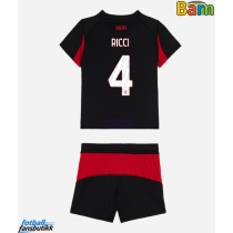 AC Milan Samuele Ricci #4 Hjemmedraktsett Barn 2025-26 Kortermet (+ Korte bukser)